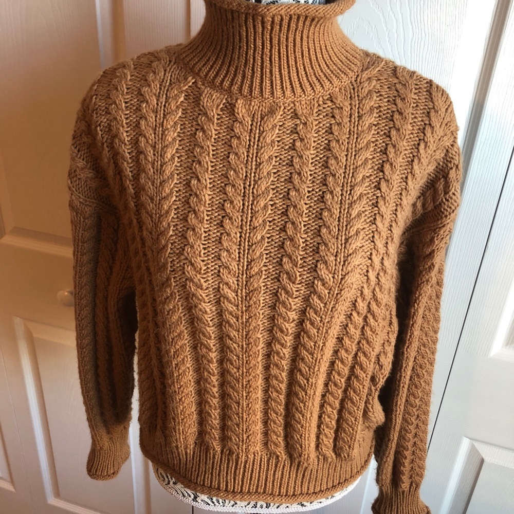 H&M Cable Knit Turtleneck Sweater